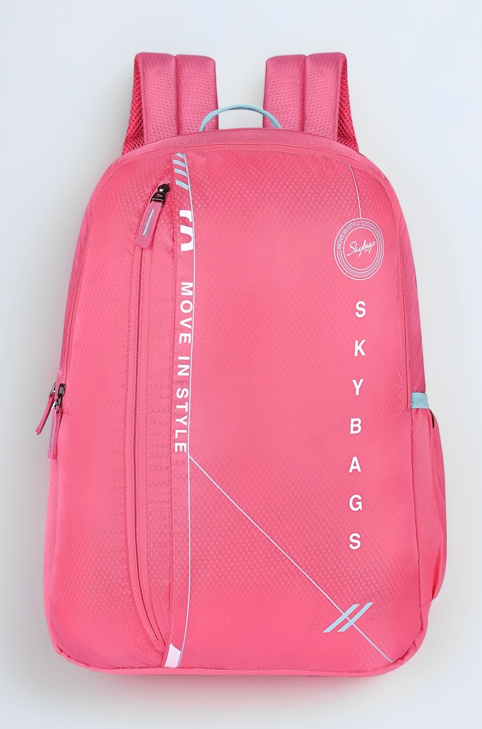 Unisex Brat 20L Premium Polyester Adjustable Straps 4 Compartment Backpack (E) Coral