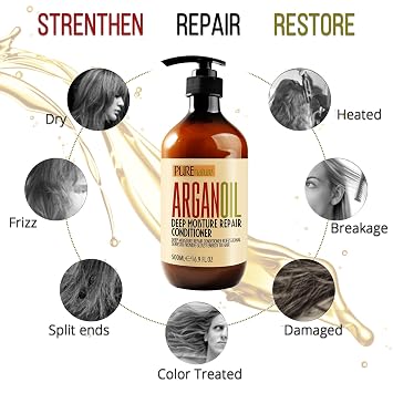 PURE NATURE Moroccan Argan Oil Conditioner and Hair Mask