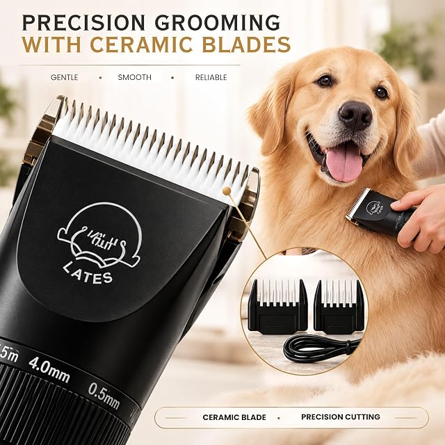 Foto 3 de 8 de EVAPURE Kit de aseo para mascotas, cuchillas de cerámica, aseo fácil y cómodo