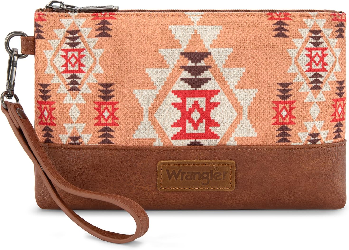 Wrangler Wristlet Wallet for Women Large Boho Clutch Purse Western Wallet Handbags for Travel,Gift