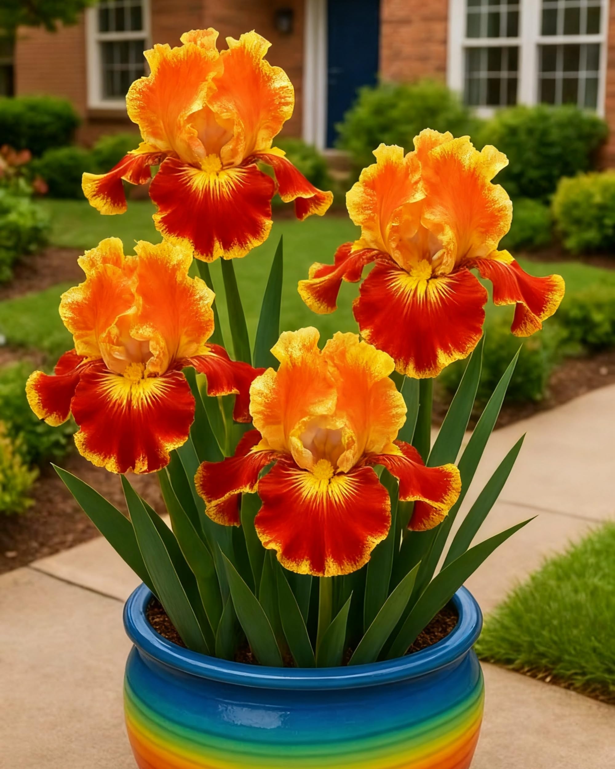 Iris Ornamentales para decoración – Colores Vibrantes y Formas delicadas Que realzan la Belleza del Entorno