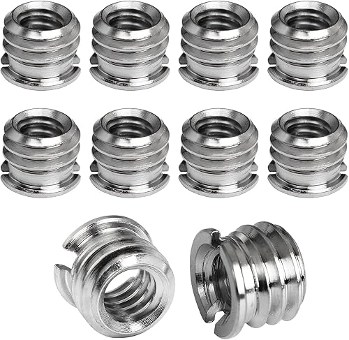 LUORNG - Adaptador de rosca de trípode macho de 14 a 20 hembra a 38 a 16 macho, adaptador de tornillo estándar, convertidor de buje para cámara