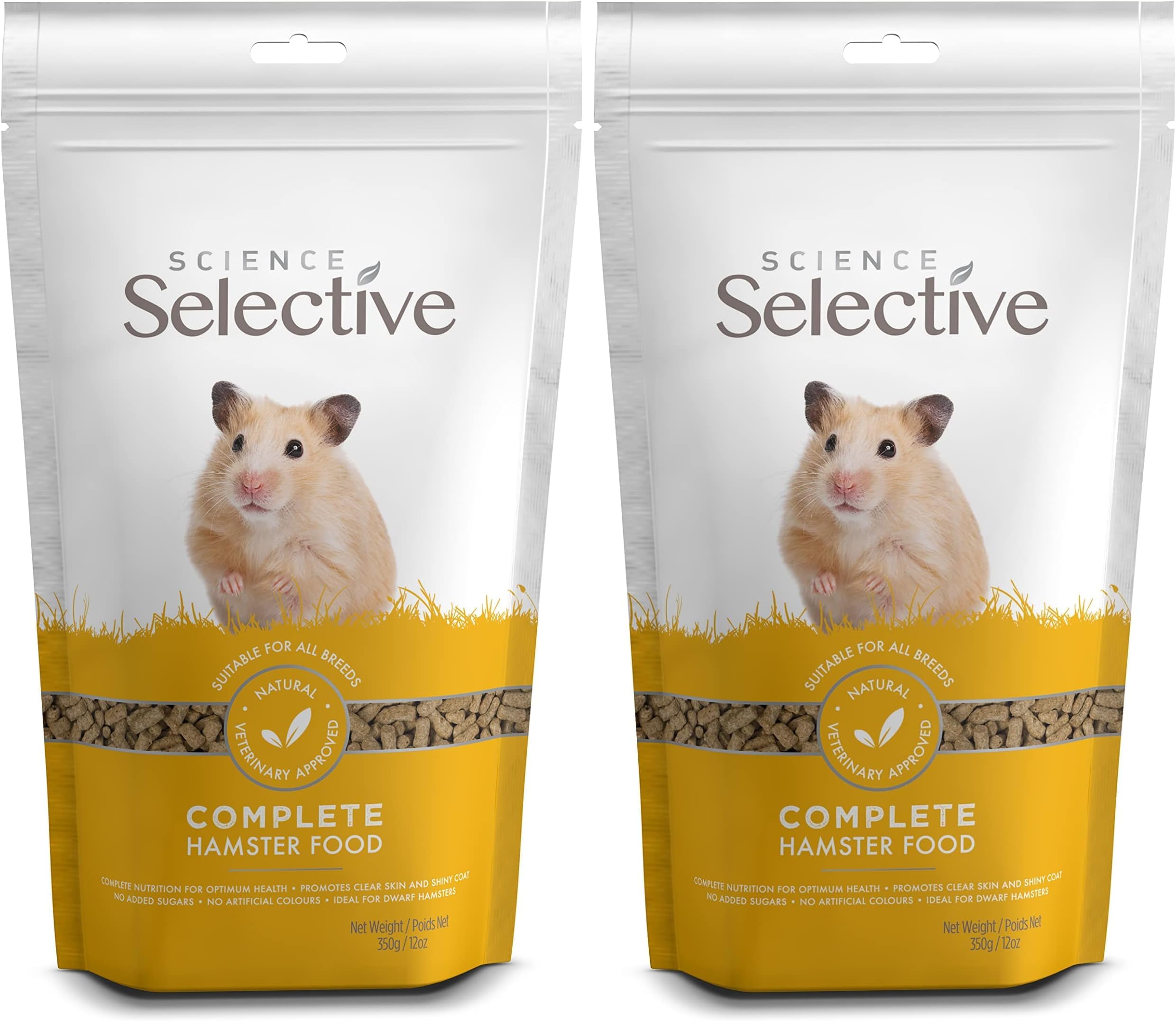 Supreme Science Selective Hamster Food 350g (Pack of 2)