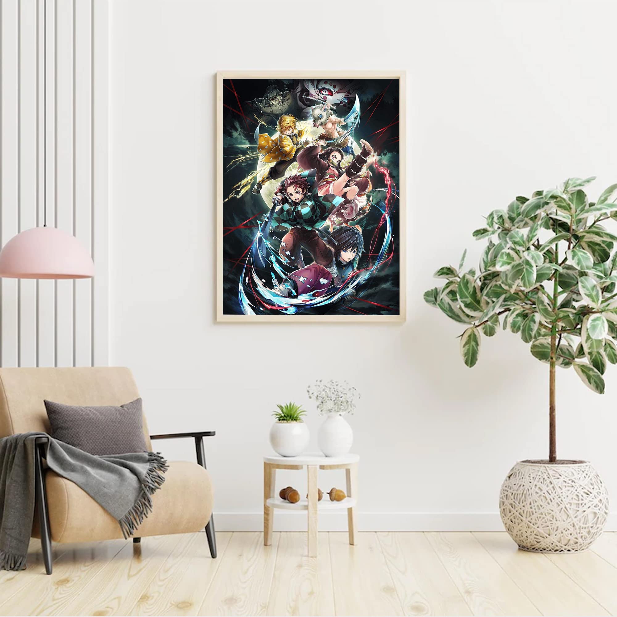 Amazon | cupmod アニメ 数字でペイント 大人用 鬼滅の刃 ペイントバイ