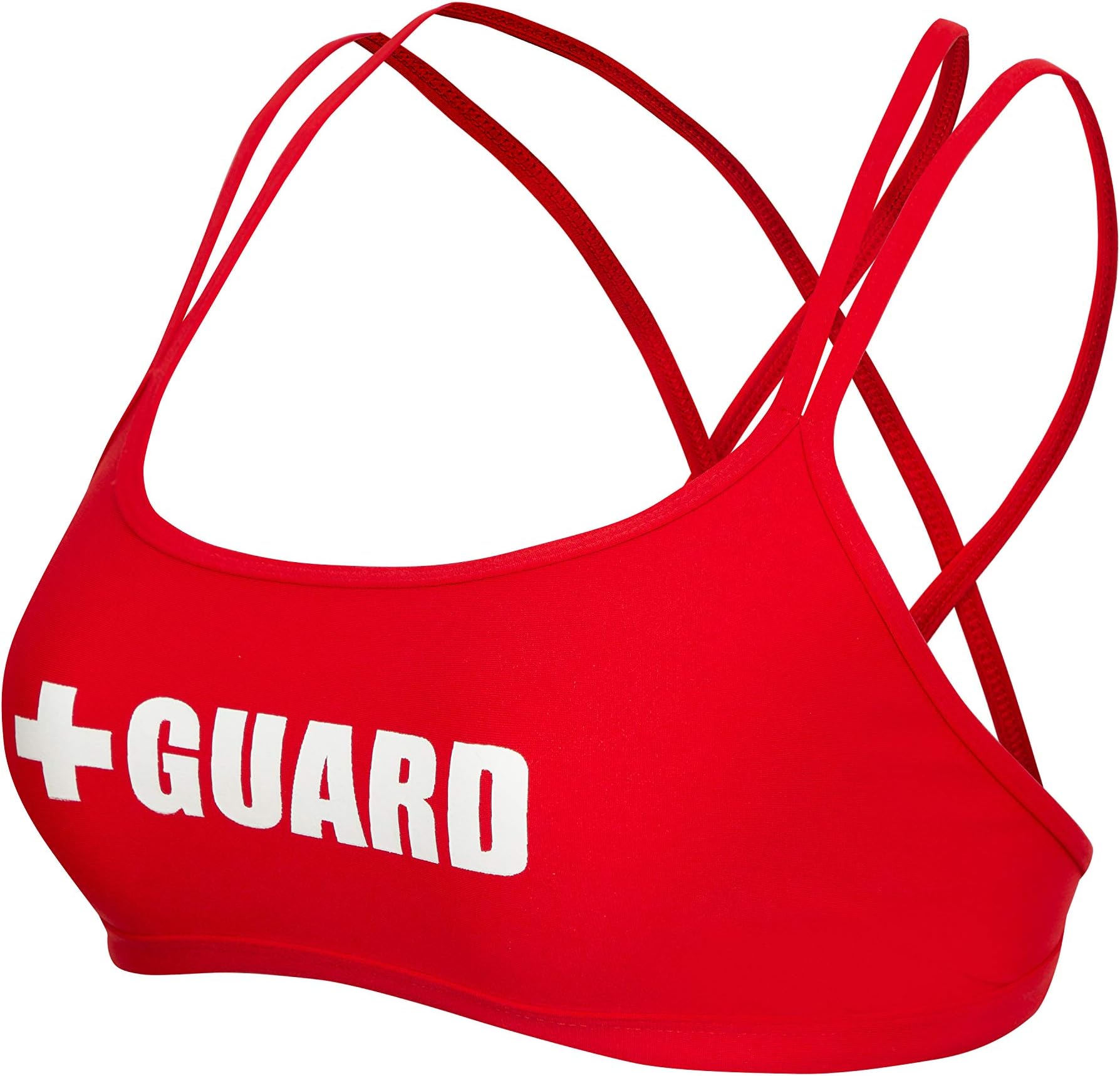 Guard Double Cross Swimsuit Top