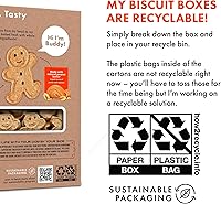 Vista 7 de Buddy Biscuits Golosinas crujientes para perros, mantequilla de maní, caja de 16 onzas