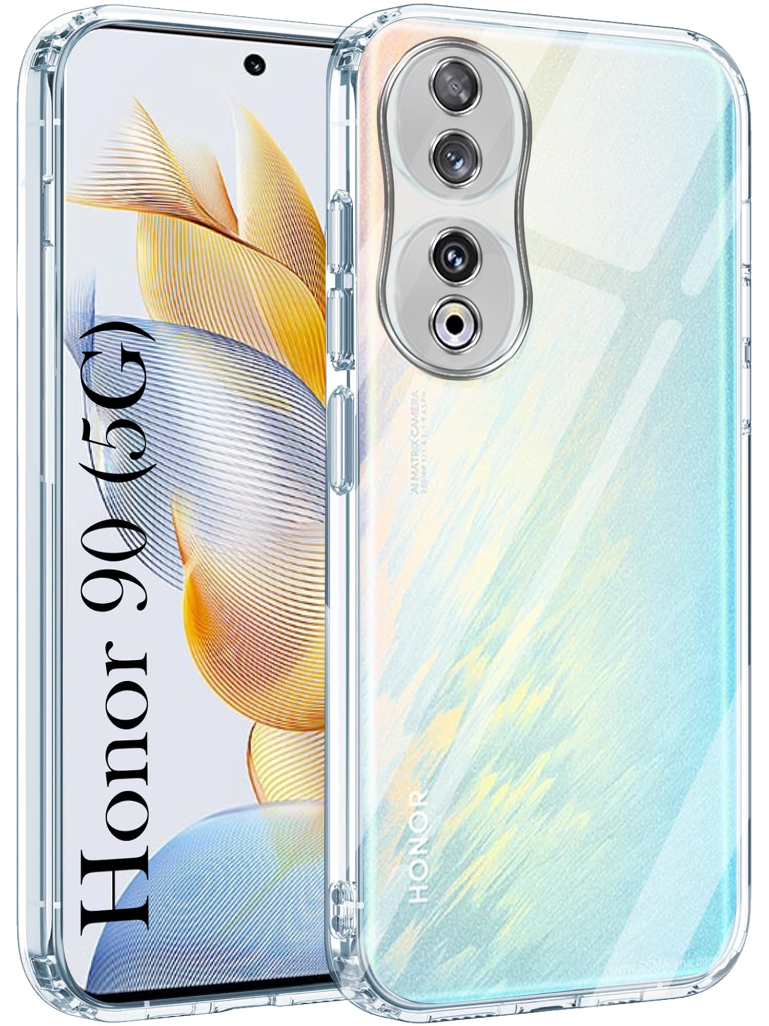 Jkobi Back Cover for Honor 90 5G (Silicone Clear Shockproof Case with Camera Protection |Soft and Flexible | Transparent) (B0D4QB1V48) Amazon Price History, Amazon Price Tracker