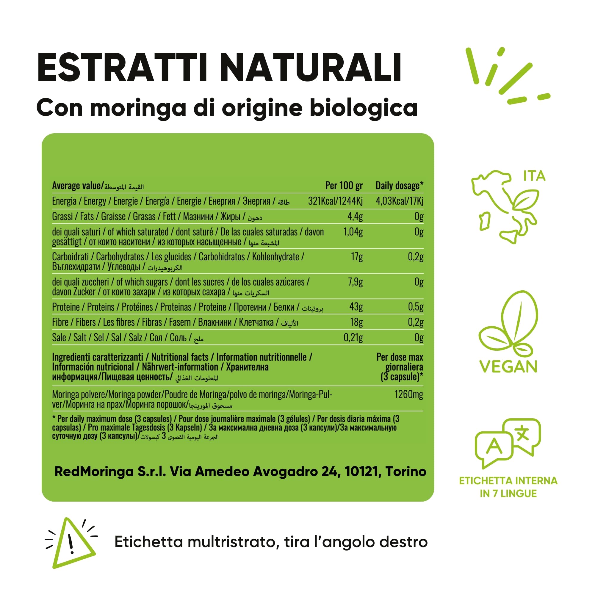 Trio Menopausa – Integratori per Cortisolo, Vampate di Calore e Pancia da Stress - con Moringa Bio + Fosfatidilserina + Cimicifuga | Metabolismo, Umore e Sonno | Made in Italy – RedMoringa 210 Capsule