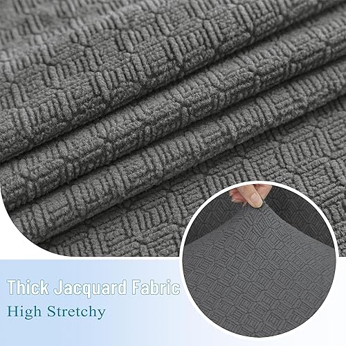 Miniatura 4 de HDCAXKJ Fundas de cojín 100% impermeables para sofá seccional, 6 piezas en forma de L, funda elástica para sofá diván, funda de sofá jacquard mágica