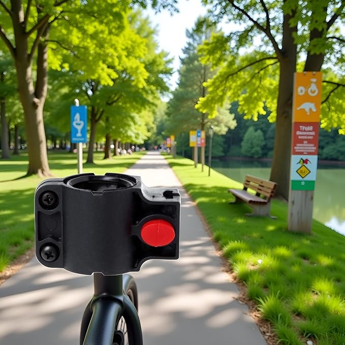 Soporte Universal Negro para Candado de Bicicleta miniatura 5