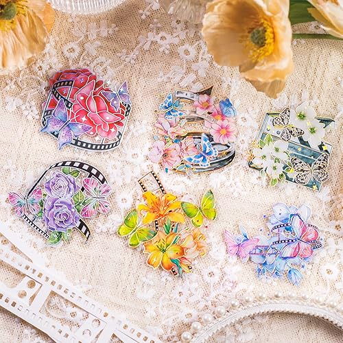 Miniatura 3 de 120 calcomanías iluminadas para álbumes de recortes, tinta borracha y lluvia brumosa, álbumes de recortes, manualidades, adornos, decoración,