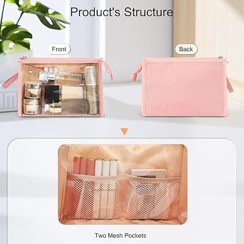 Miniatura 2 de MONSTINA Bolsa de viaje para brochas de maquillaje, bolsa organizadora de tazas de brochas de maquillaje portátil, bolsa impermeable para brochas de