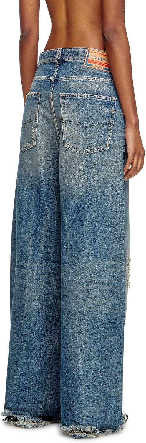 Diesel 1996 D-Sire Relaxed Jeans Medium Blue - Image 2