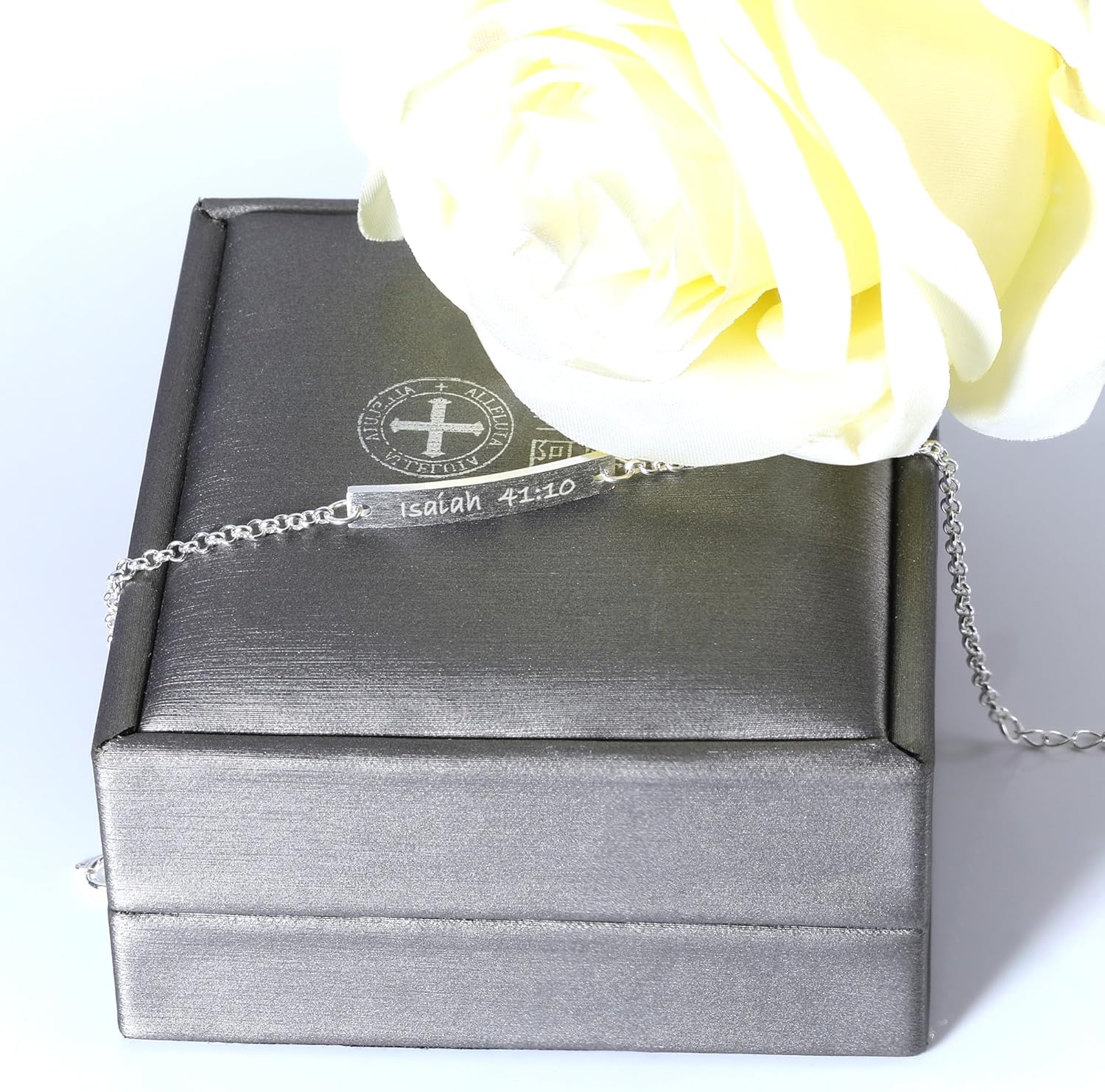 Isaiah 41 10 Bracelet for Women, 925 Sterling Silver Christian Strength Jewelry, Meaningful Gift for Her - Image 7