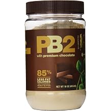 Bell Plantation Powdered Peanut Butter with Premium Chocolate, 16 Ounce Pack of 12