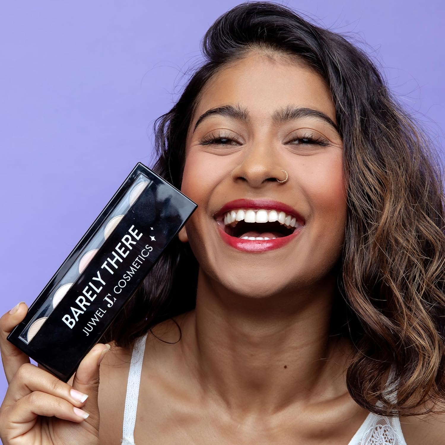 Juwel Cosmetics Eye Shadow Palette, Talc-Free Highly Pigmented Pressed Powder, Eye Makeup Palette that Blends Perfectly, 5 Shades of Paraben-Free and Sulfate-Free Eyeshadow, Barely There - Image 5