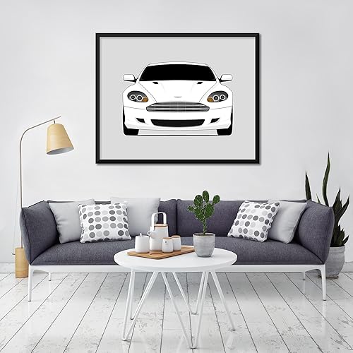 Miniatura 8 de Aston Martin DB9 (2004-2011) Inspired Poster Print Wall Art Decor Handmade (Unframed)