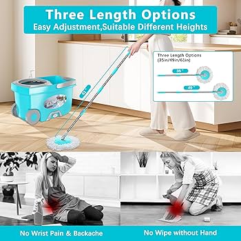 L’Appartement Effortless All In One Amazon.com: JOYMOOP Mop and Bucket with Wringer Set, Hands