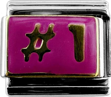 Fablinks Italian Bracelet Charms, 9mm Stainless Steel Charm Link for Women, Modular Jewelry Links for Men