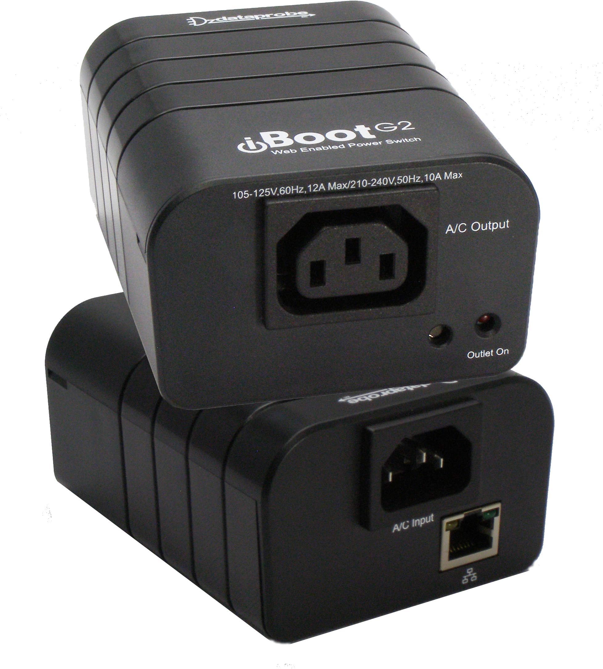 Dataprobe iBoot-G2 Basic Network Power Switch, 1 Outlet, Home Automation and Remote Rebooting (Routers, WebCams, Servers)