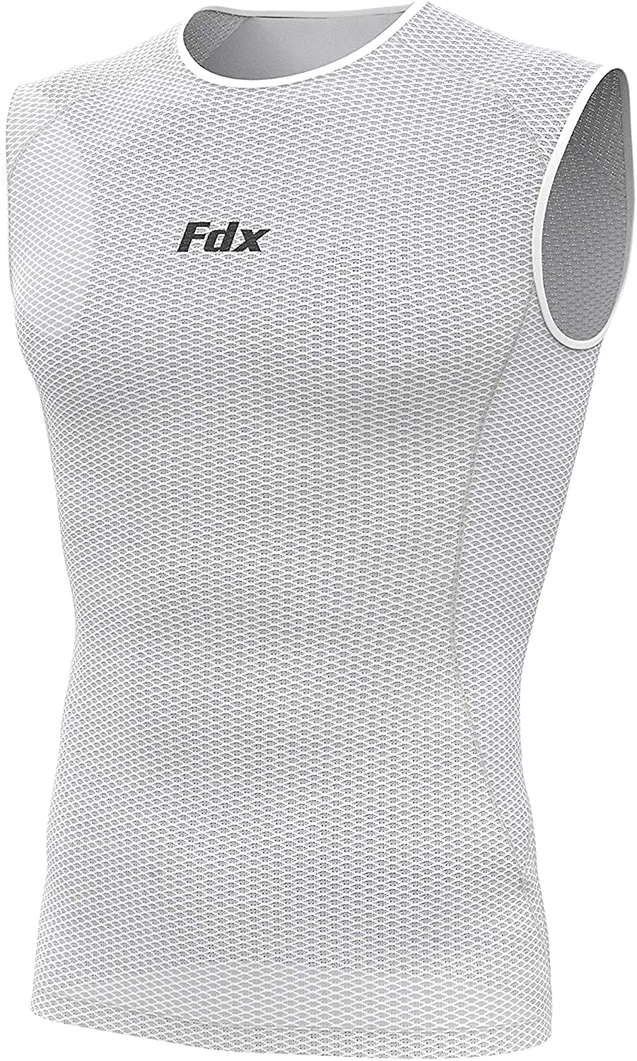 FDX Canotta Intima Estiva da Uomo in Rete Traspirante e Ultraleggera – Maglia Ciclismo antiodore per Corsa, Palestra, Allenamento ed Escursionismo