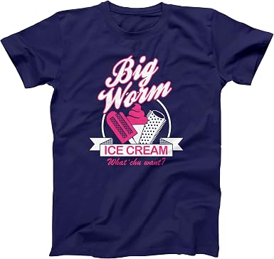 Big Worm Ice Cream Funny Retro Perm 