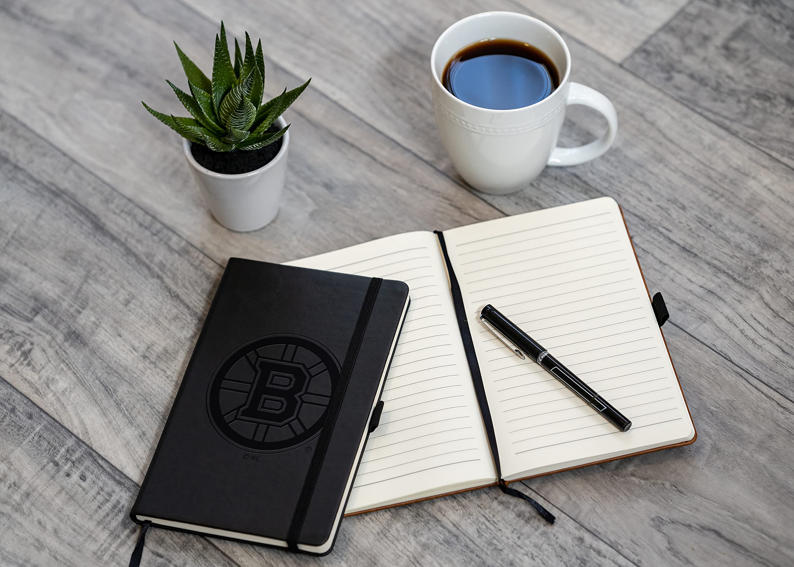 Rico Industries NHL Boston Bruins Laser-Engraved Notepad