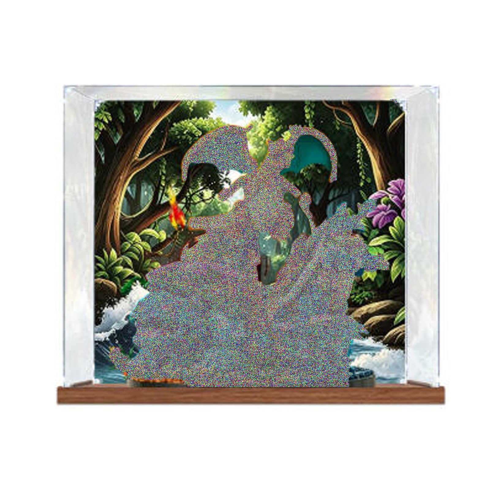 Clear Acrylic Display Case Only for Lego 72153 Model (Background 3mm)