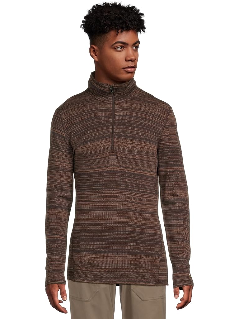 Brown Smartwool Classic Thermal Merino Base Layer 1/4 Zip