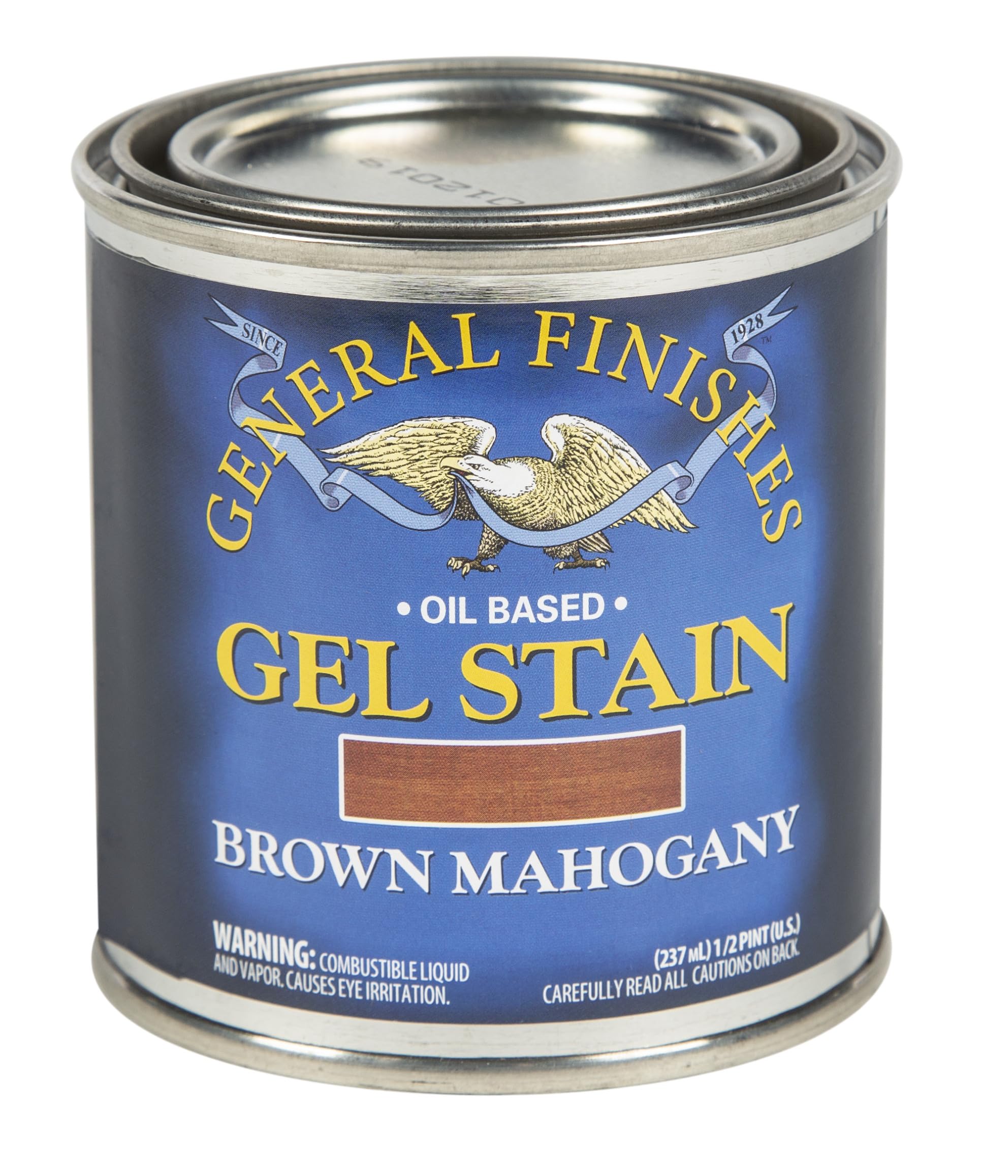 General Finishes Oil Base Gel Stain in Brown Mahogany