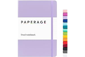 PAPERAGE Lined Journal Notebook - The Perfect Daybook for Note-Taking, Journaling, and Creative Expression