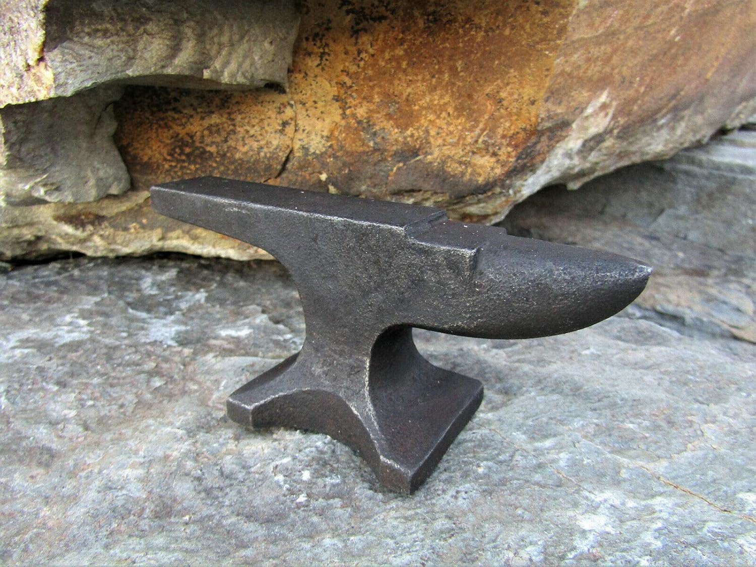 Small Mini Rustic Raised Letter Colt 1855 Cast Iron Anvil Jeweler Paperweight