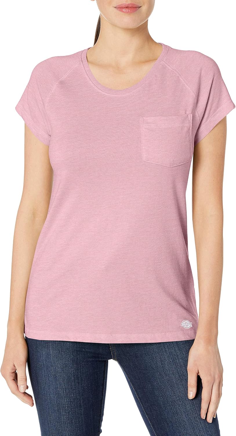 Dickies Women's Plus Size Temp-iq Short Sleeve Performance Tee