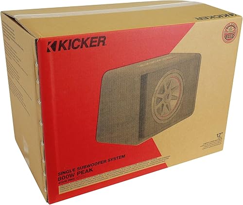 Miniatura 8 de KICKER 48VCVR122 CompVR - Subwoofer para automóvil de 800 vatios y 12 pulgadas en caja de subcaja ventilada