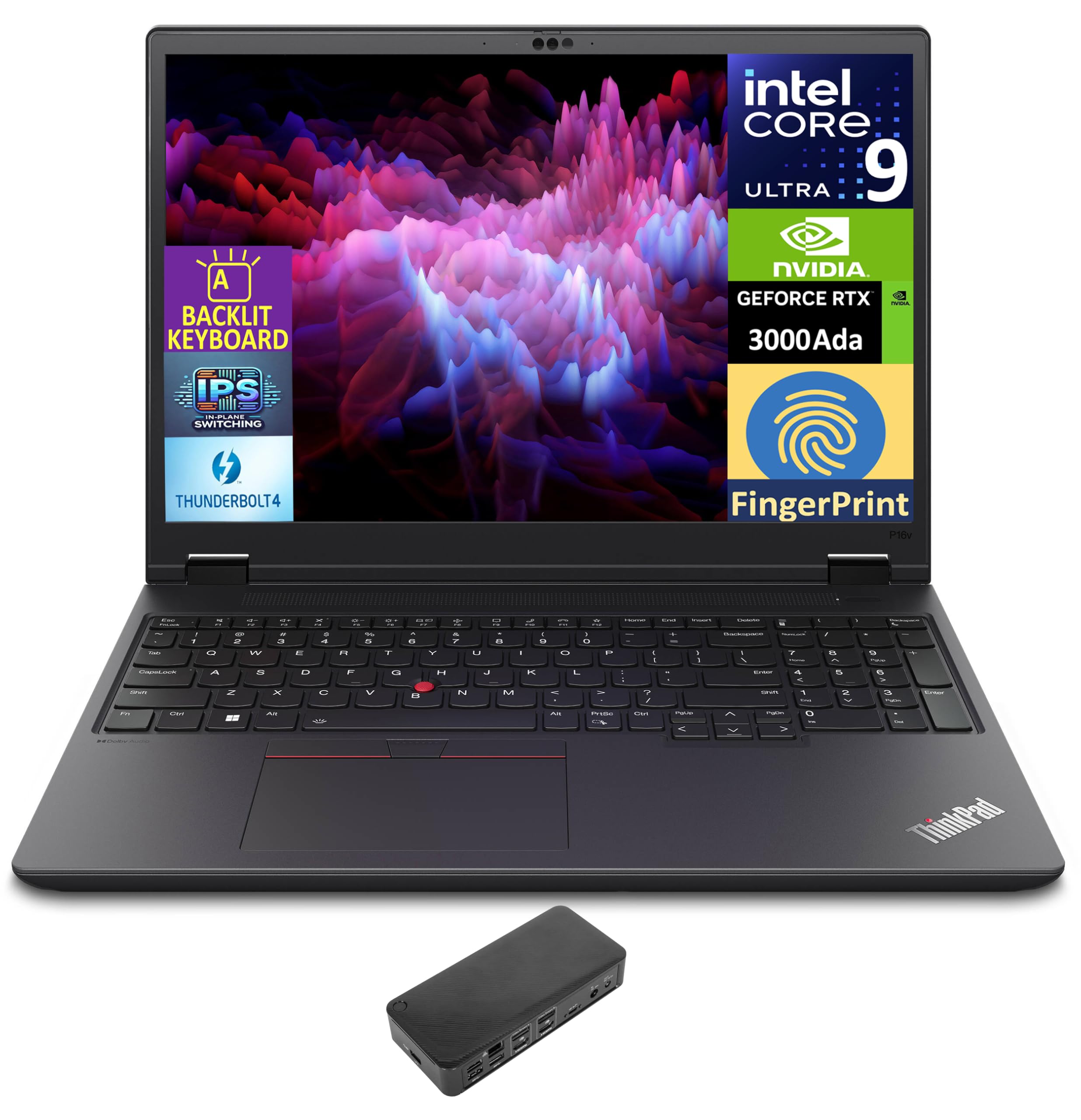 Amazon.com: Lenovo ThinkPad P16v Gen 2 Mobile Workstation 16.0