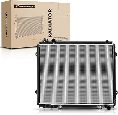 Miniatura 1 de A-Premium Conjunto de radiador de refrigerante del motor con enfriador de aceite de transmisión compatible con Toyota Tundra 2000 2001 2002 2003