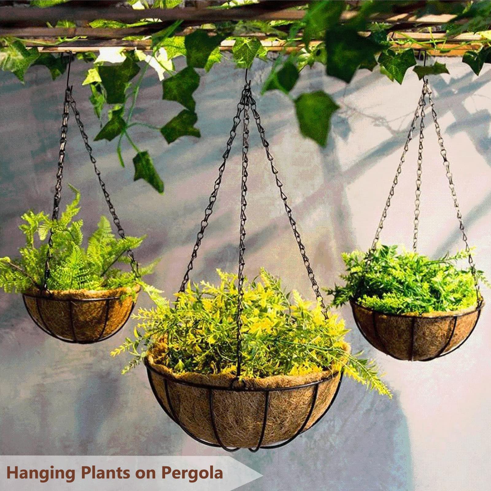 Amazon.com: Gutapo 8 Pack Brown Vinyl Fence Hooks, 2 x 6 inch Pergola Patio  Hooks Hangers for Hanging Plants, Planters, Bird Feeders, Lights, Lanterns,  Tools : Patio, Lawn & Garden