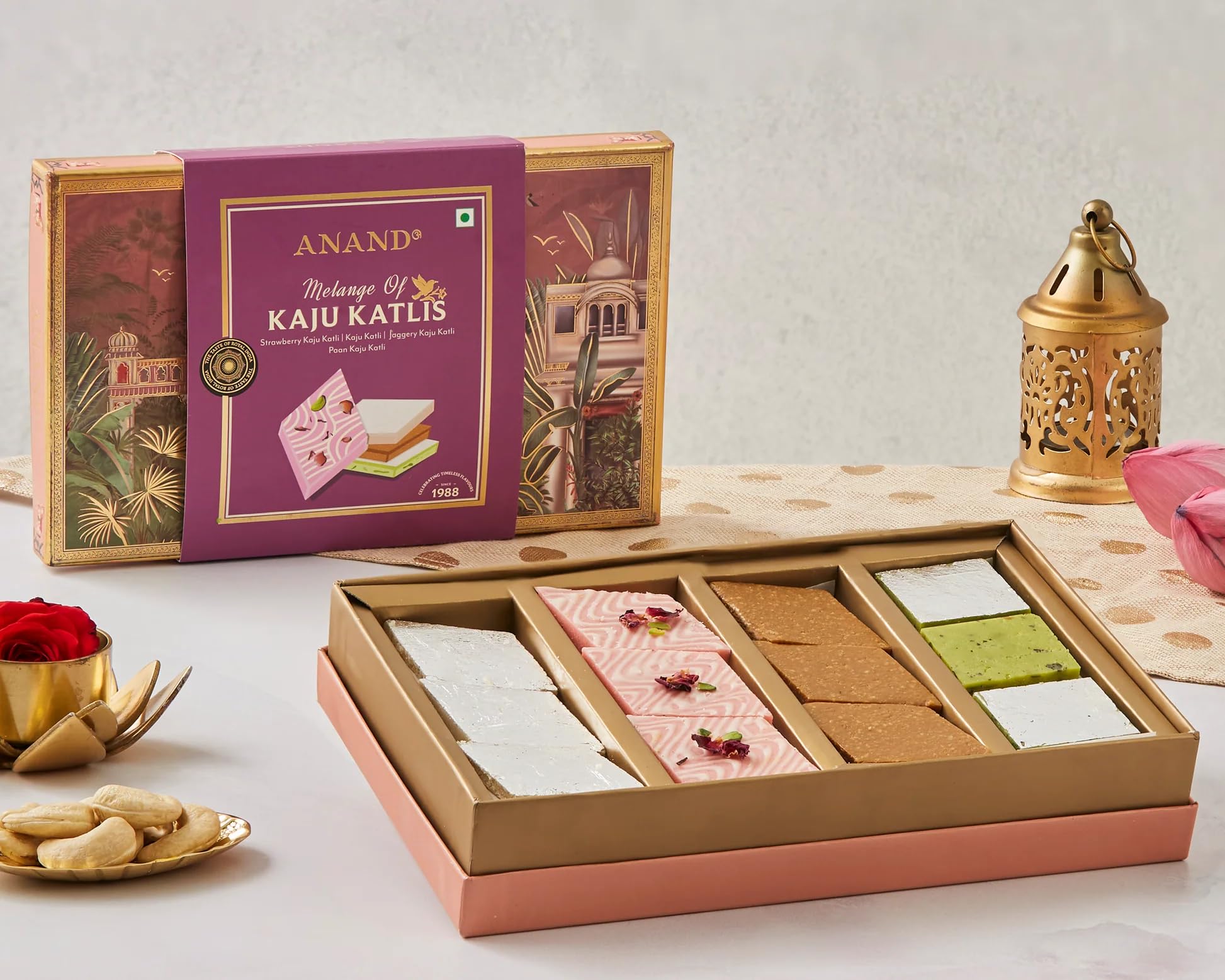ANAND Melange Of Kaju Katli 500g Box Rich, Smooth, Authentic Kaju Katli Delight Premium Cashew Sweets for Diwali, Festivals & Gifting | Hygienically Packed for Freshness-picture-27