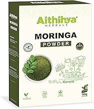 'Aithihya Herbals Moringa Leaf Powder| Pure Herbal Superfood | Detox, Immunity Support & Healthy Digestion | Rich Source of Vitamins & Minerals| 50 grams