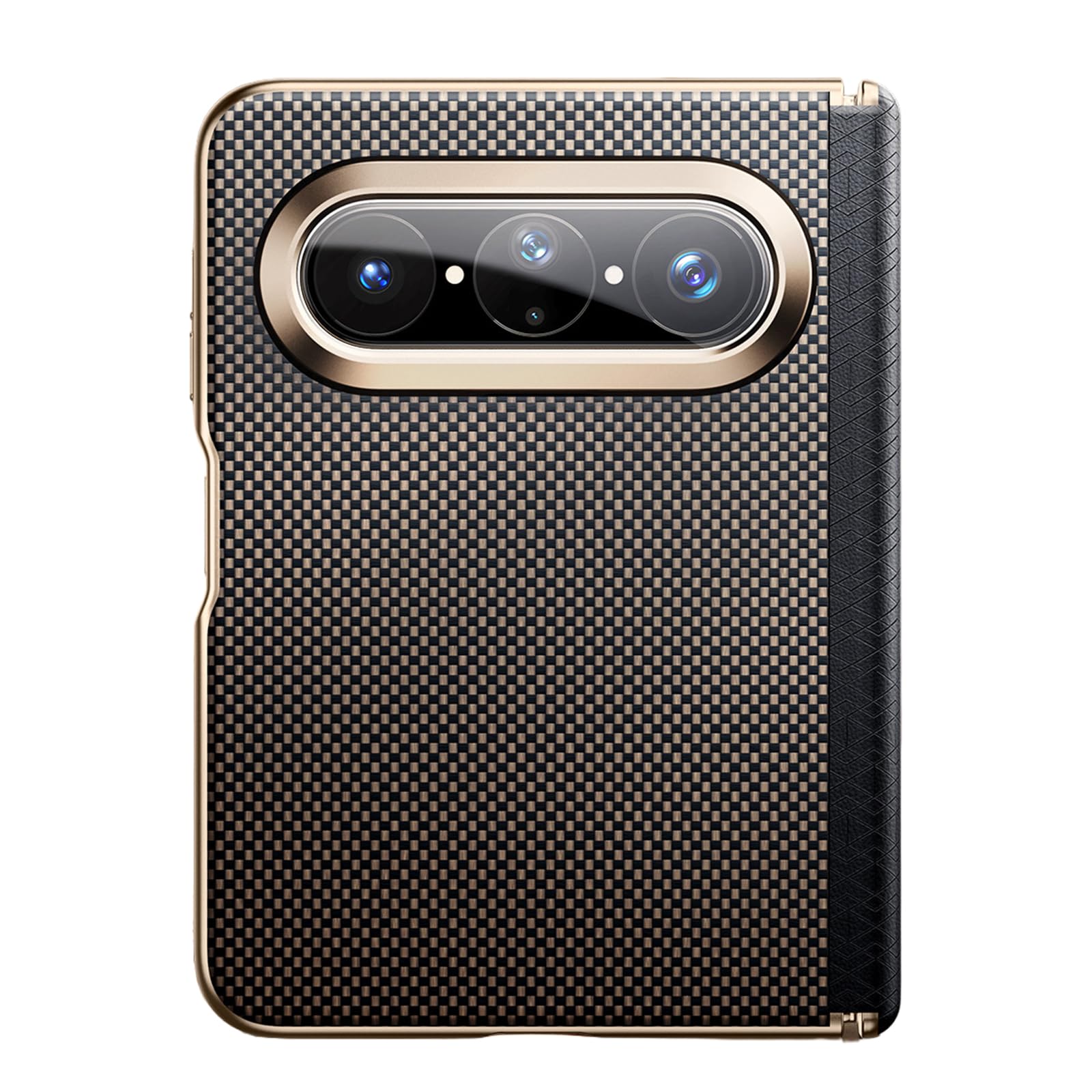 Téléphones housse Huawei Pura X Max fine pour éviter rayures objectif caméra or