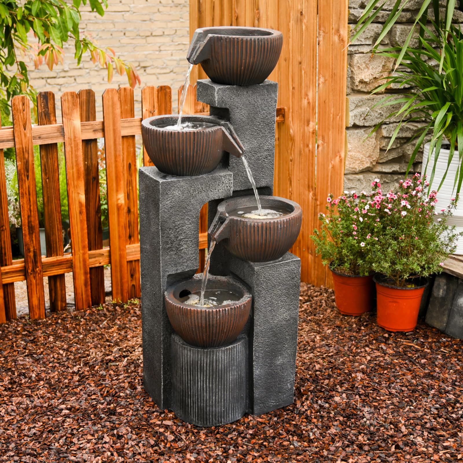FountJoy 39.4 inch Outdoor Fountain