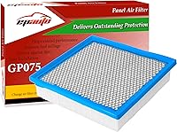 EPAuto GP075 Engine Air Filter (CA10755) for Toyota Camry V6, Lexus RX350, Highlander, Sienna, Jeep Grand Cherokee, Dodge Durango - V6 2010-2025