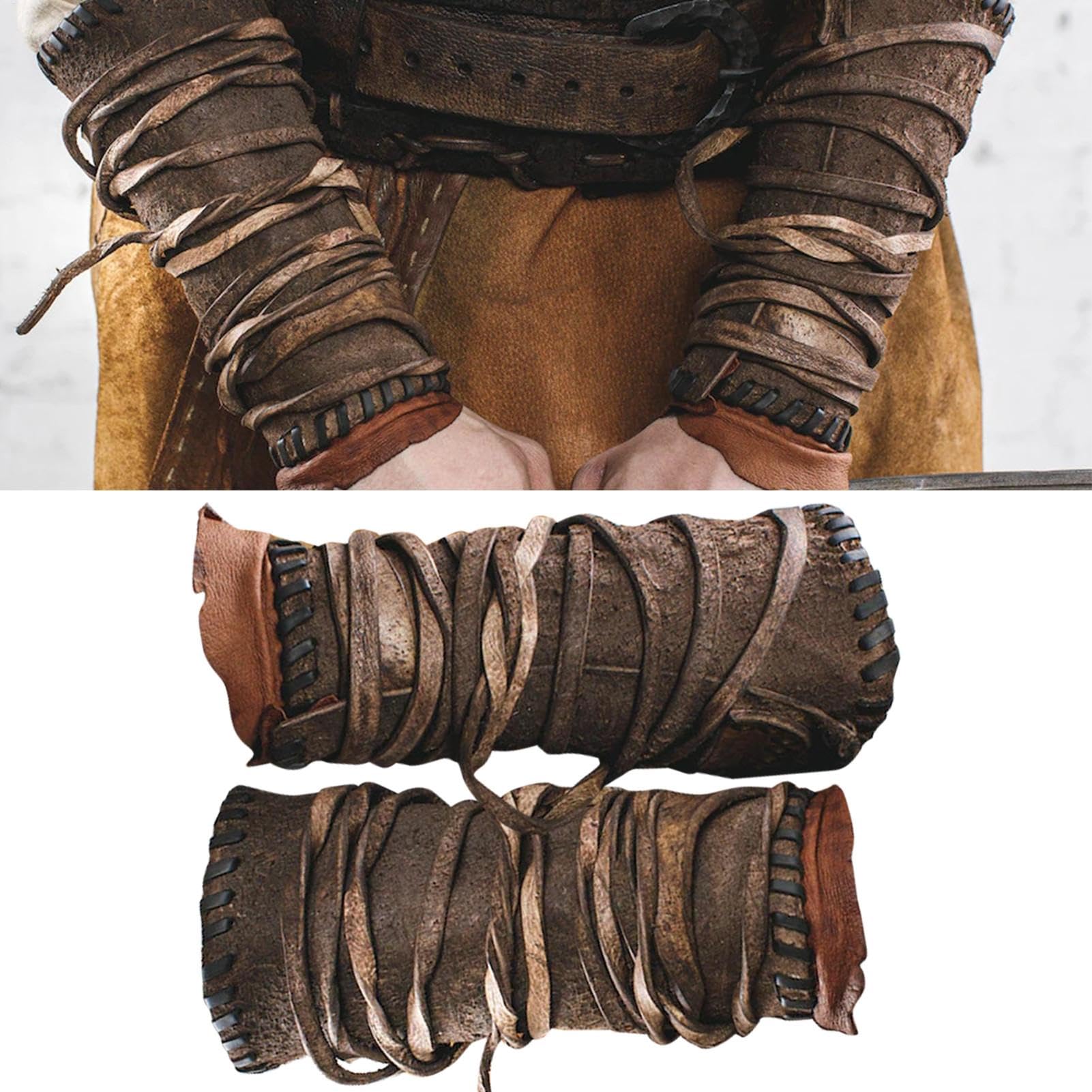 Protezione Braccio Vintage, Bracciali Medievali, Bracciale in Pelle | sintetica, Coppia di Protezioni per Braccio, Braccio Armature, Punk Rinascimentali, Protezioni per Braccio