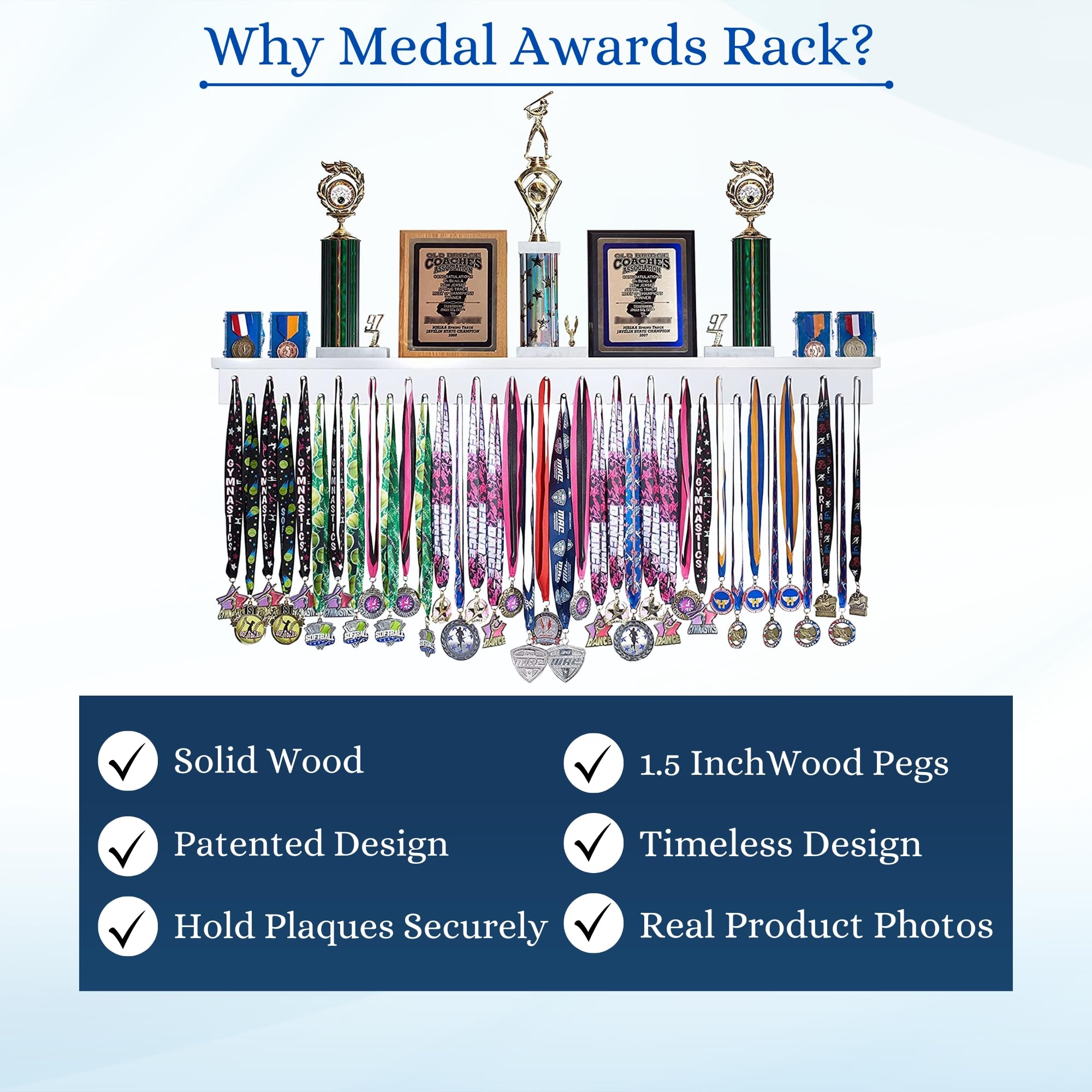 Pageant Racks Snapklik.com : 4ft- Medal Awards Rack Premier Medal Hanger Display Rack ...