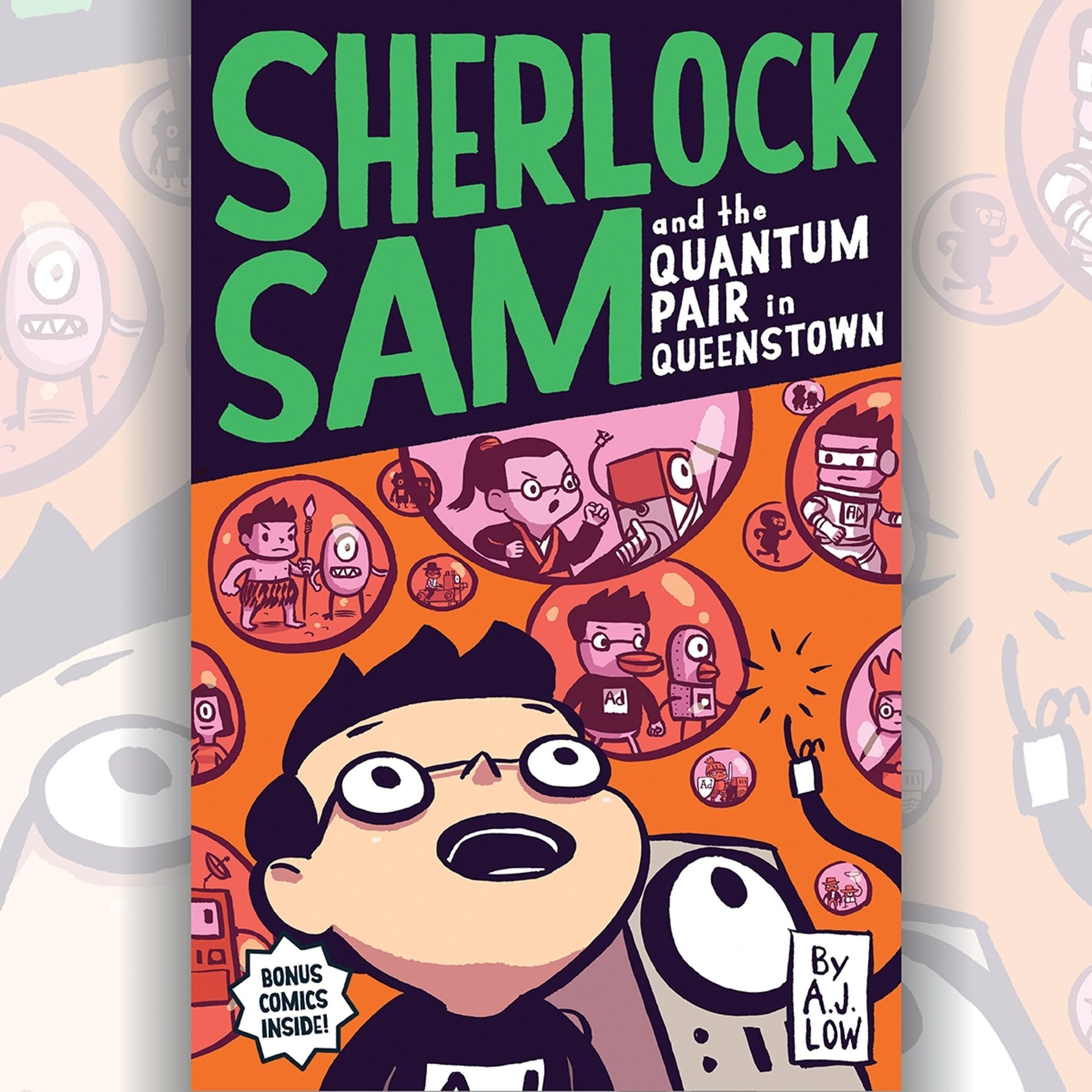Cover art for Sherlock Sam and the Quantum Pair in Queenstown 11