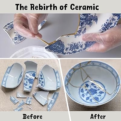 Bio Kintsugi Kit, Kintsugi Kit Reparation or, Restoration of Ceramics
