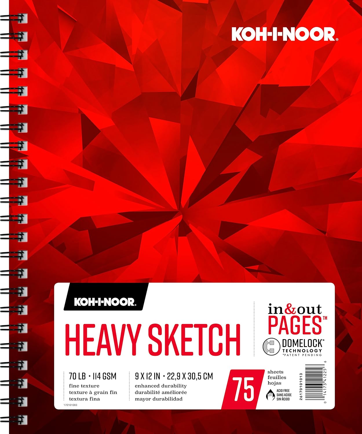 Amazon Com Koh I Noor Heavy Sketching Bright White Paper Pad In And Out Pages 70lb 114 Gsm 11 X 14 Side Wire Bound 75 Sheets Per Pad 26170101313 Arts Crafts Sewing Amazon Com Koh I Noor Heavy Sketching Bright White Paper Pad In And Out Pages 70lb 114 Gsm 11 X 14 Side Wire Bound 75 Sheets Per Pad 26170101313 Arts Crafts Sewing