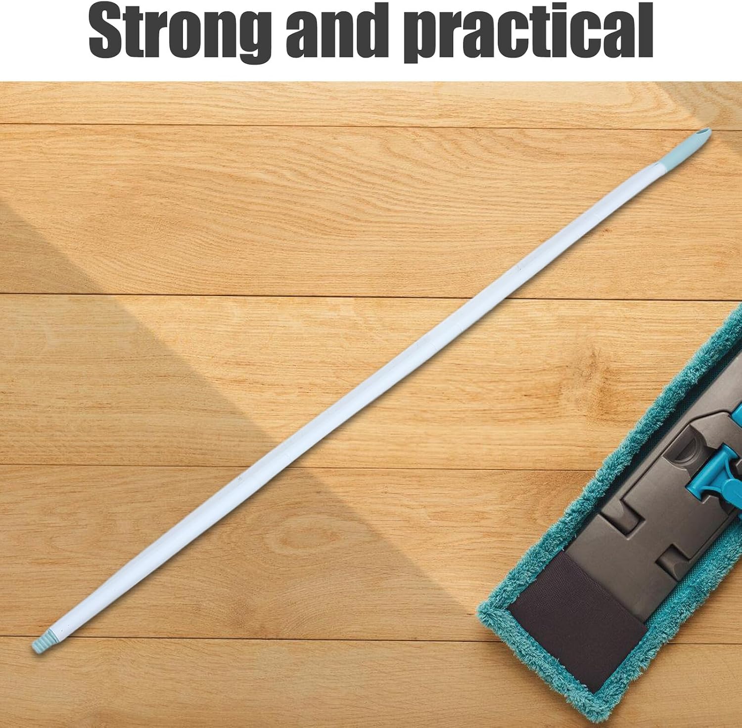 CALLARON Threaded Mop Handle Replacement Long Cleaning Broom Handle for Household Floor Scrubbing Sturdy Mop Rod Compatible with Soft Brush Heads