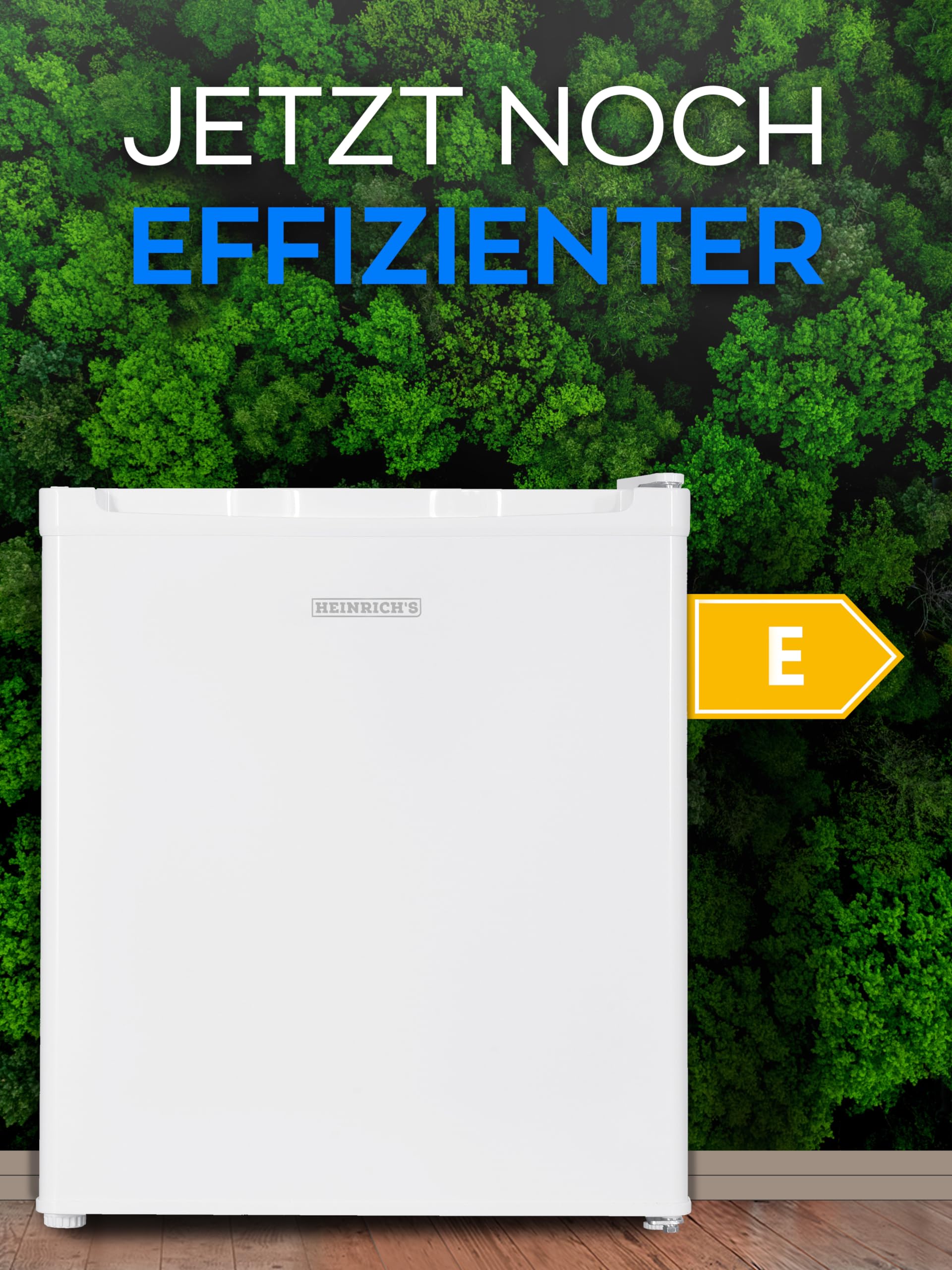 Heinrich´s Mini Gefrierschrank 33L -18°C klein leise 40db Gefrierbox Wechselbarer Türanschlag Mini Gefrierschrank Perfekt für Büro, Camping, Outdoor