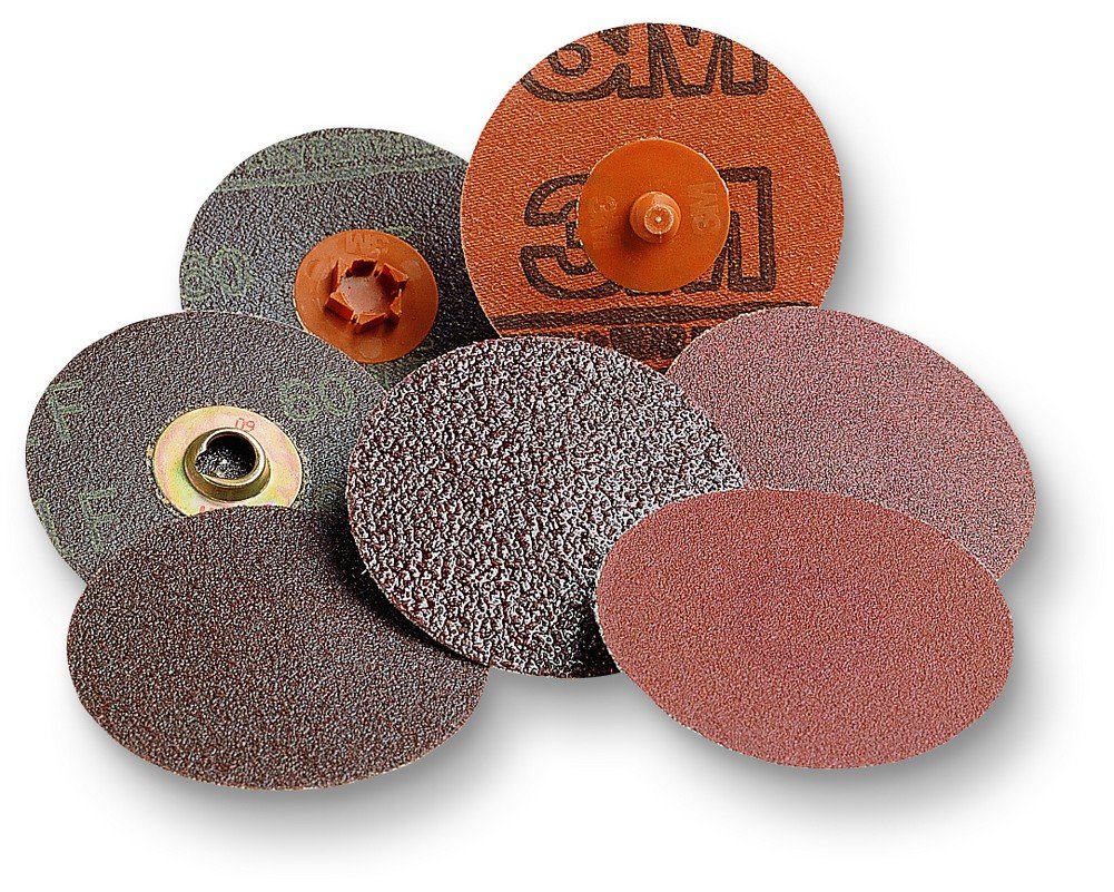 3M Roloc Disc 361F, Cloth, TR Attachment, Aluminum Oxide, 2" Diameter, 24 Grit (Pack of 50)